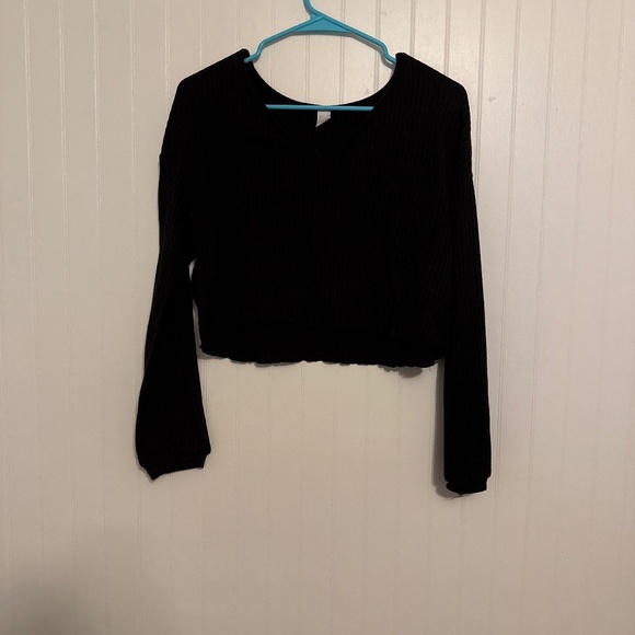 Ribbed cropped top - Picture 1 of 1